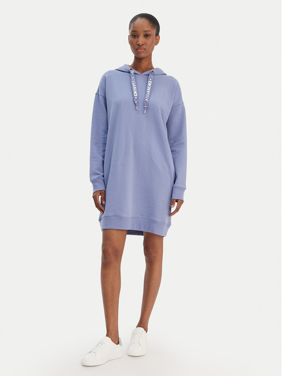 DKNY Sport DKNY Sukienka dzianinowa DP6D4914 Niebieski Regular Fit