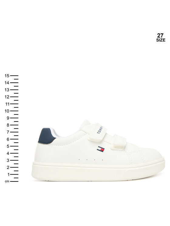 Tommy Hilfiger Tommy Hilfiger Сникърси Low Cut Velcro T1X9-34338-1355 M Бял