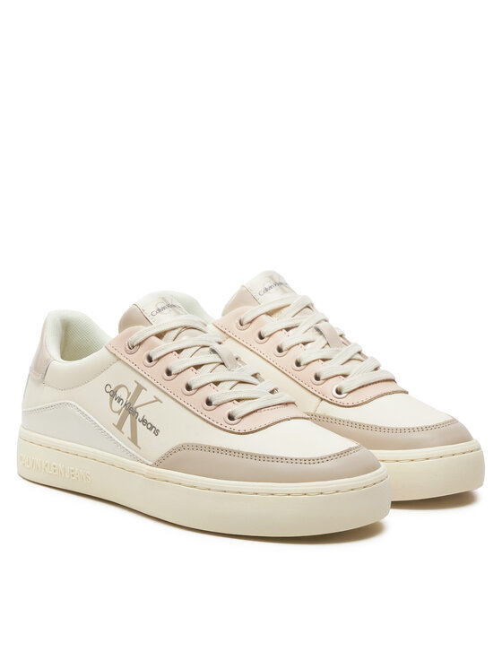 Calvin Klein Jeans Calvin Klein Jeans Laisvalaikio batai Classic Cupsole Low Lace Lth Ml YW0YW01527 Rožinė