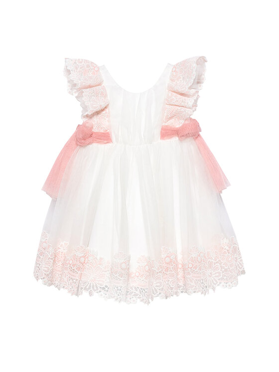 Abel & Lula Abel & Lula Elegantne kleit 5006 Valge Regular Fit