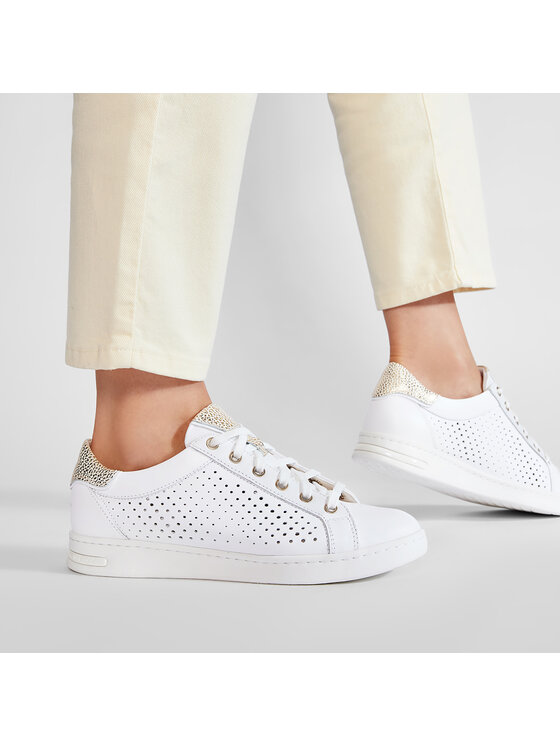 Geox Geox Sneakersy D Jaysen B D151BB 085CF C0232 Biały