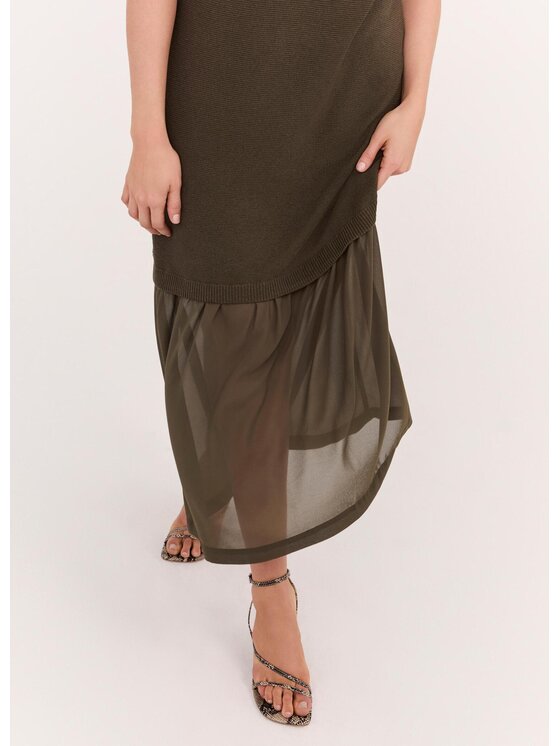 Fiorella Rubino Fiorella Rubino Abito da sera 7600L001196N035 Verde A-Line Fit