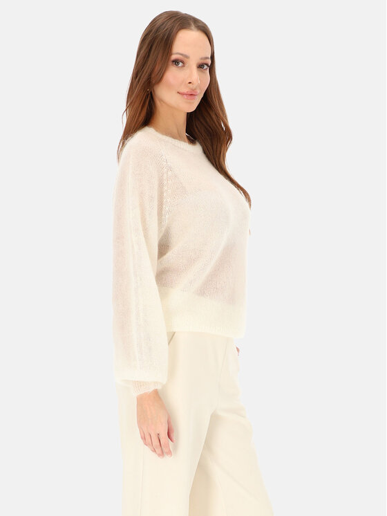 L’AF L’AF Sweter Kora Kremowy Regular Fit