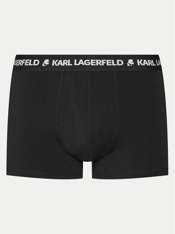 KARL LAGERFELD KARL LAGERFELD Komplektas: 3 poros trumpikių A1M47021 Spalvota