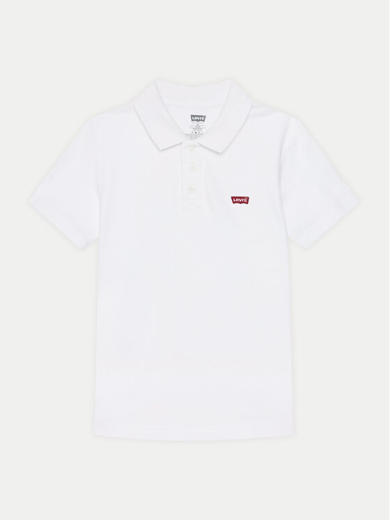 Levi's® Levi's® Тениска с яка и копчета 9EA893-W3B Бял Regular Fit