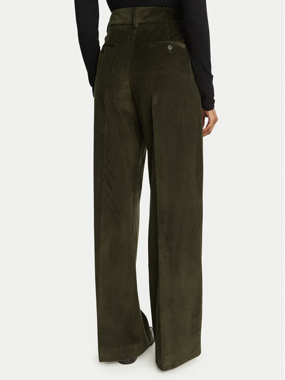 Weekend Max Mara Weekend Max Mara Spodnie materiałowe Tania 2625136012 Khaki Regular Fit