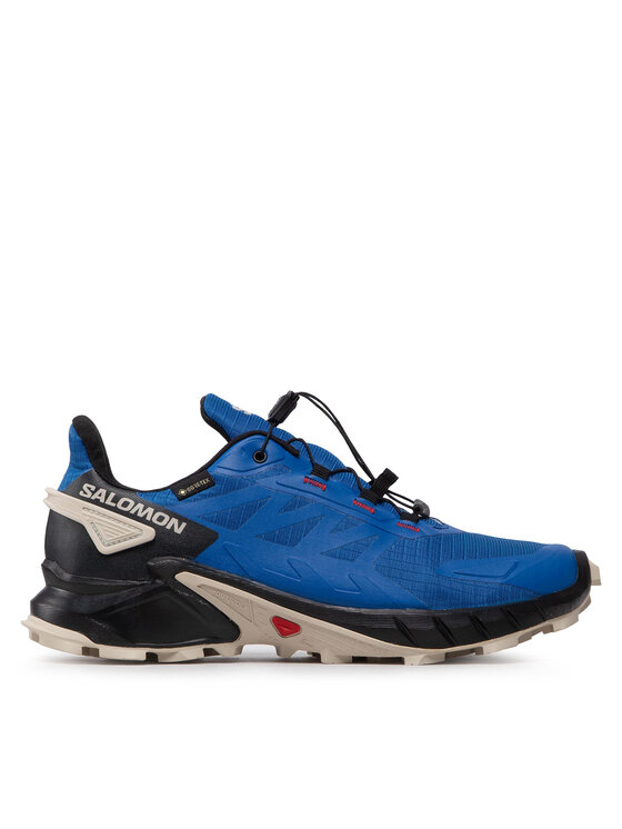 Męskie Buty do biegania Salomon, Rozmiar 45 1/3, Niebieskie, Supercross 4 Gtx GORE-TEX 417320 26 V0