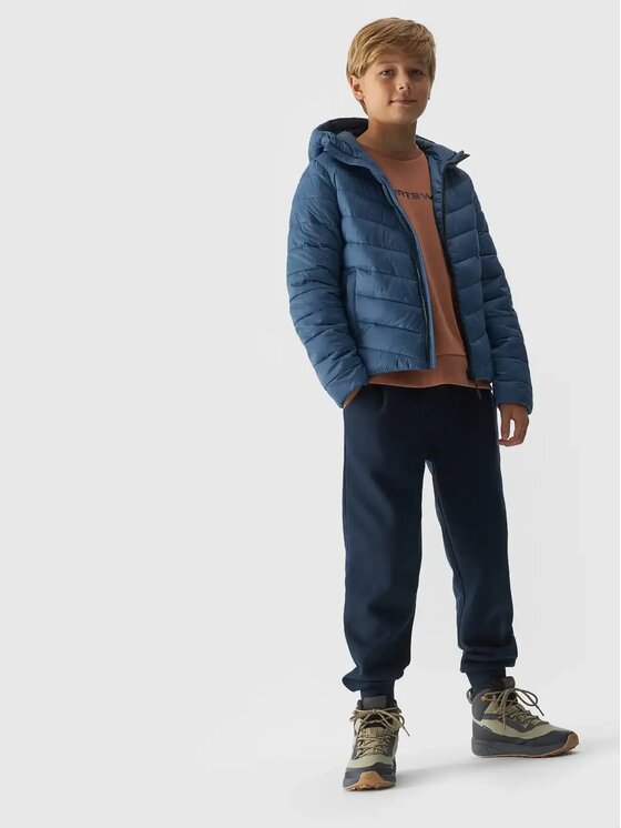 4F 4F Giubbotto piumino 4FJWAW24TDJAM460-32S Blu Regular Fit