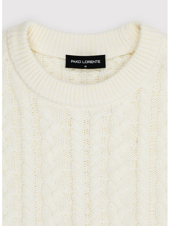 Pako Lorente Pako Lorente Sweter P25WF-2X-009 Beżowy Classic Fit