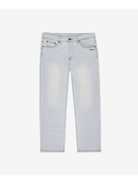 PROSTO. PROSTO. Jeansy Baggy Overdyed Niebieski Baggy Fit