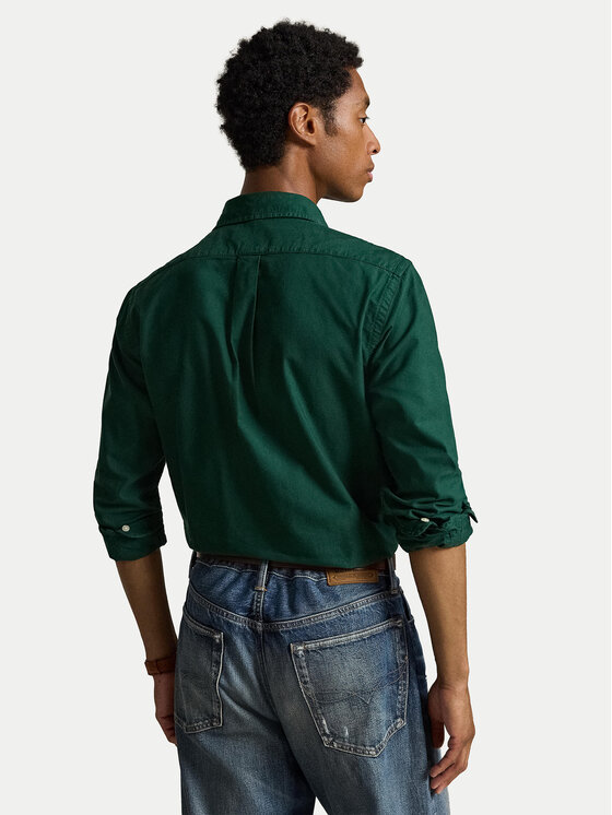 Polo Ralph Lauren Polo Ralph Lauren Πουκάμισο 710805564518 Σκούρο πράσινο Regular Fit
