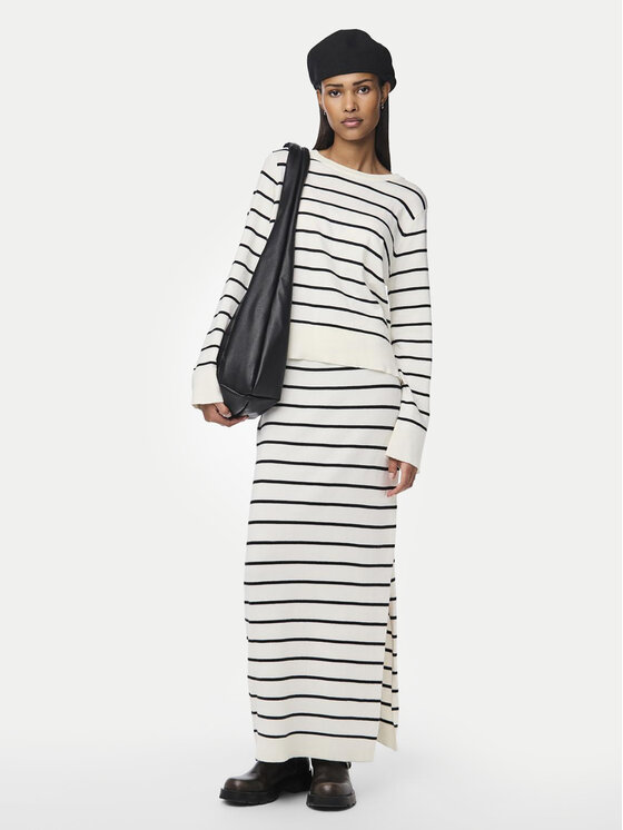 Pieces Pieces Svetr Joy 17150579 Bílá Regular Fit