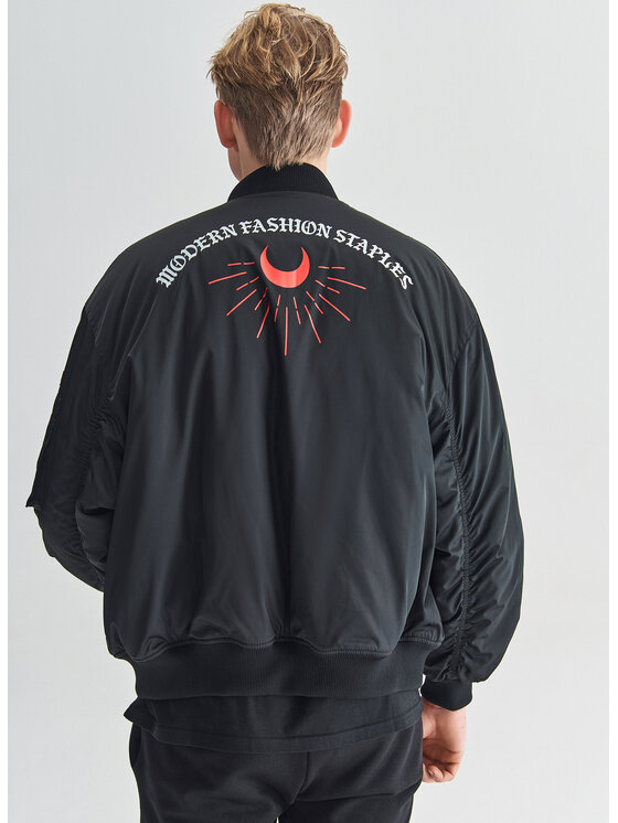 Pako Lorente Pako Lorente Kurtka bomber M22SF-5X-001 Czarny Regular Fit
