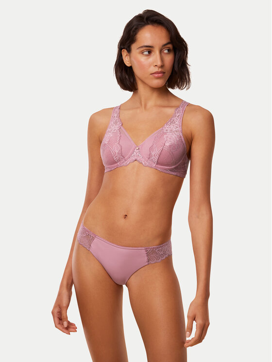 Triumph Triumph Nedrček s kostjo Wild Peony Florale 10209627 Roza