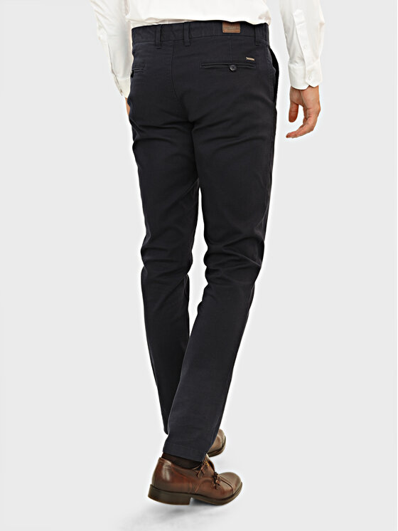 Evenemen Evenemen Chinosy Borgo Granatowy Slim Fit