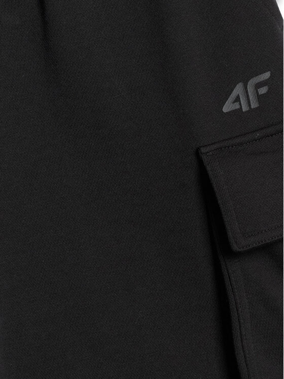 4F 4F Szorty sportowe COMMUNITY SPORTS Czarny Regular Fit