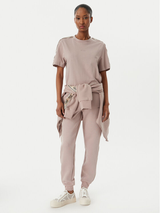 Guess Guess T-shirt V3RI08 I3Z14 Rosa Relaxed Fit