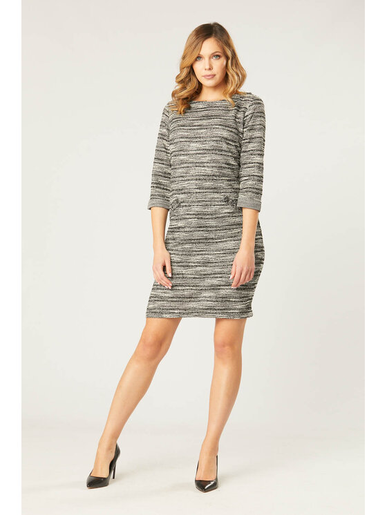 QUIOSQUE QUIOSQUE Každodenné šaty CHANEL DRESS Sivá Regular Fit