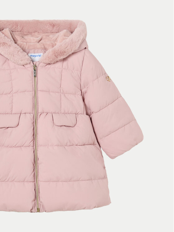 Mayoral Mayoral Зимно яке 2483 Розов Regular Fit