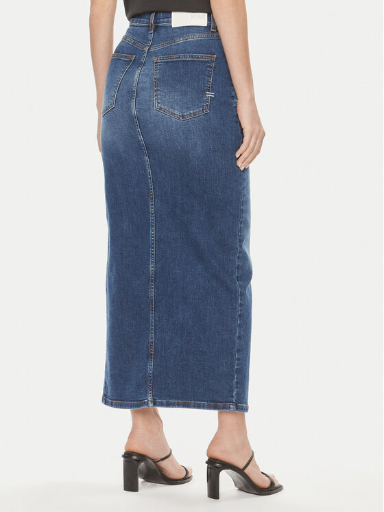ViCOLO ViCOLO Farmer szoknya DB5056 Kék Regular Fit