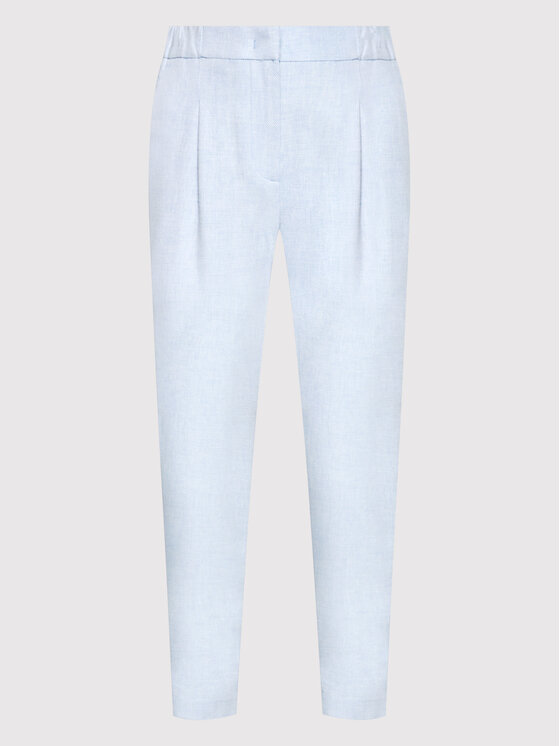 Sisley Sisley Текстилни панталони 473HLF00P Син Slim Fit