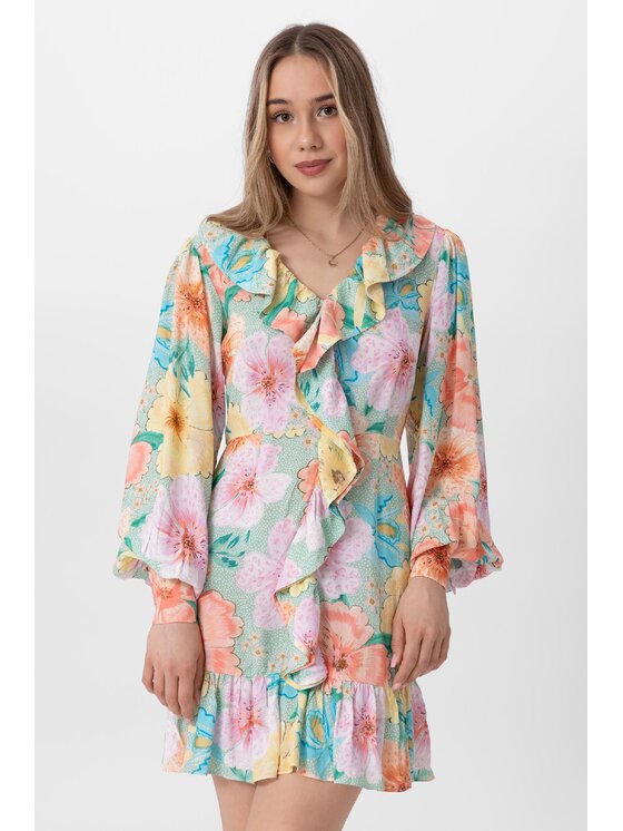 LAURELLA Každodenné šaty 4UL016 Zelená Regular Fit