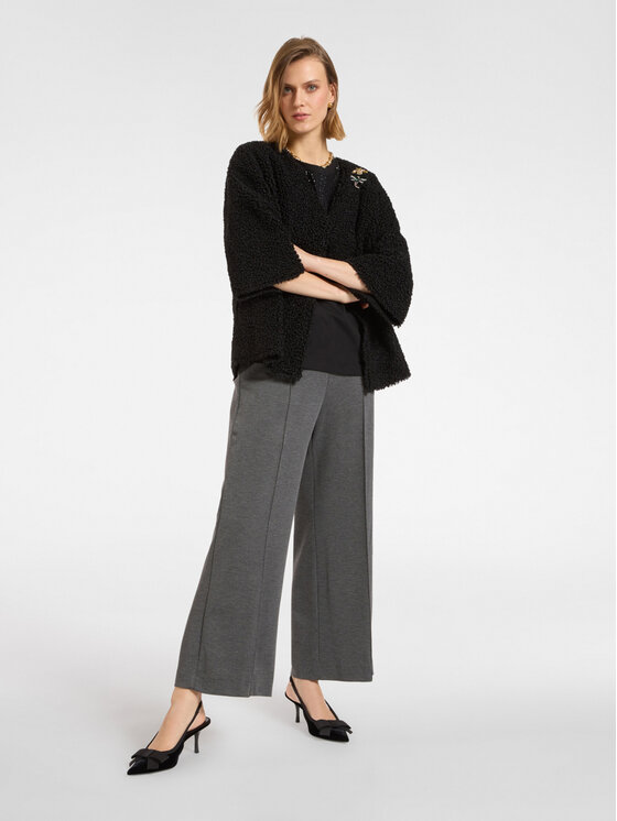 Elena Mirò Elena Mirò Pantaloni di tessuto P819Z000134N023 Grigio Cropp Fit