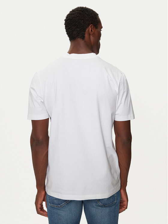 BOSS Boss Marškinėliai Tee V 50506347 Balta Regular Fit
