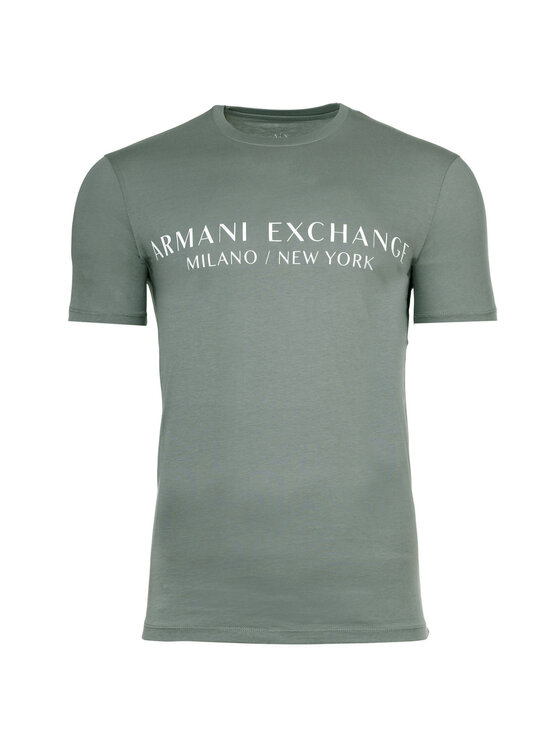 Armani Exchange Męski T-Shirt, rozmiar XL, Zielony, 10969