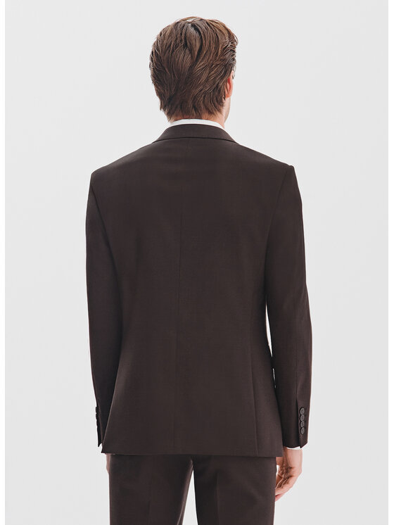 Pako Lorente Pako Lorente Marynarka P25WF-3G-008 Brązowy Super Slim Fit