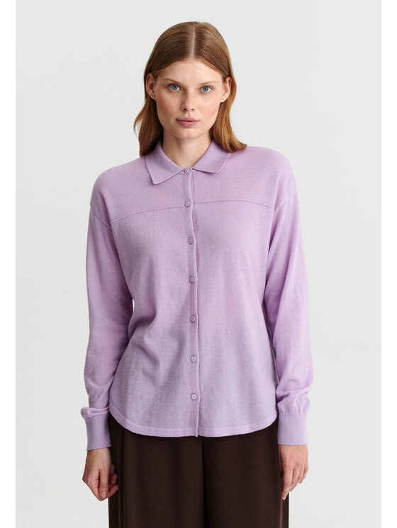 TATUUM TATUUM Košile ELARA Fialová Loose Fit
