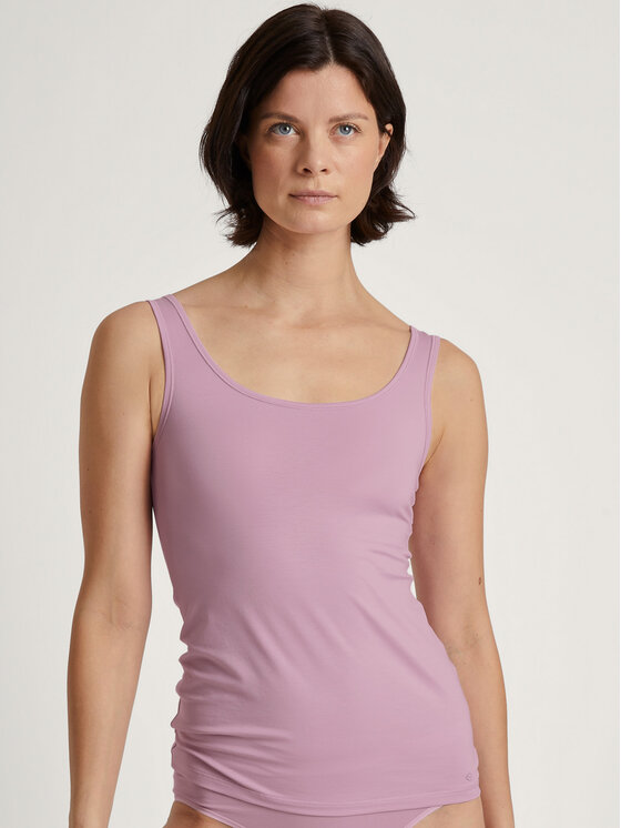 Calida Calida Koszulka piżamowa 12175 Fioletowy Slim Fit