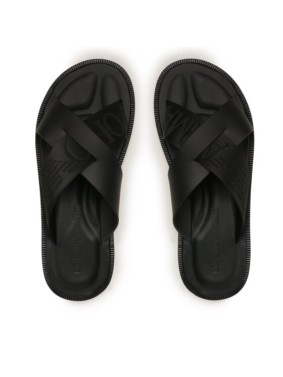 Emporio Armani Emporio Armani Шльопанці X4P124 XN787 K001 Чорний