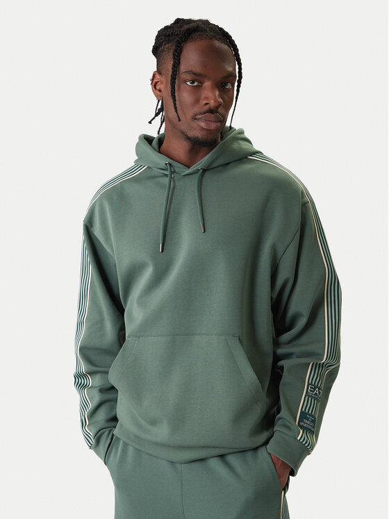 EA7 Emporio Armani Bluză 7M001508 AF12660 U7260 Verde Regular Fit