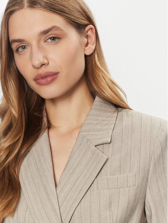 Vero Moda Vero Moda Sako Eli 10319629 Béžová Cropped Fit