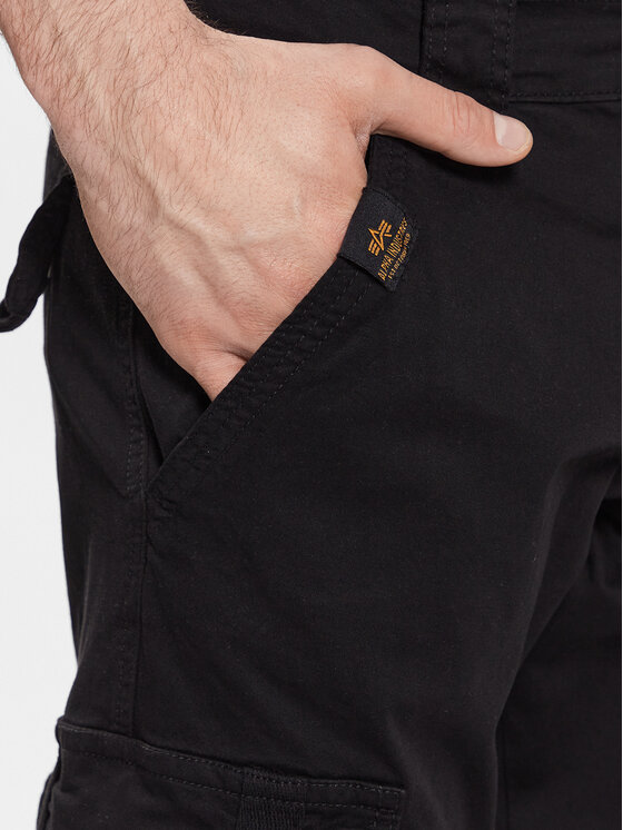 Alpha Industries Alpha Industries Spodnie materiałowe Task Force 106203 Czarny Regular Fit