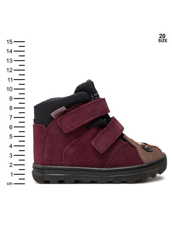 Mrugała Mrugała Schnürschuhe Andy 6180/4-55 Dunkelrot