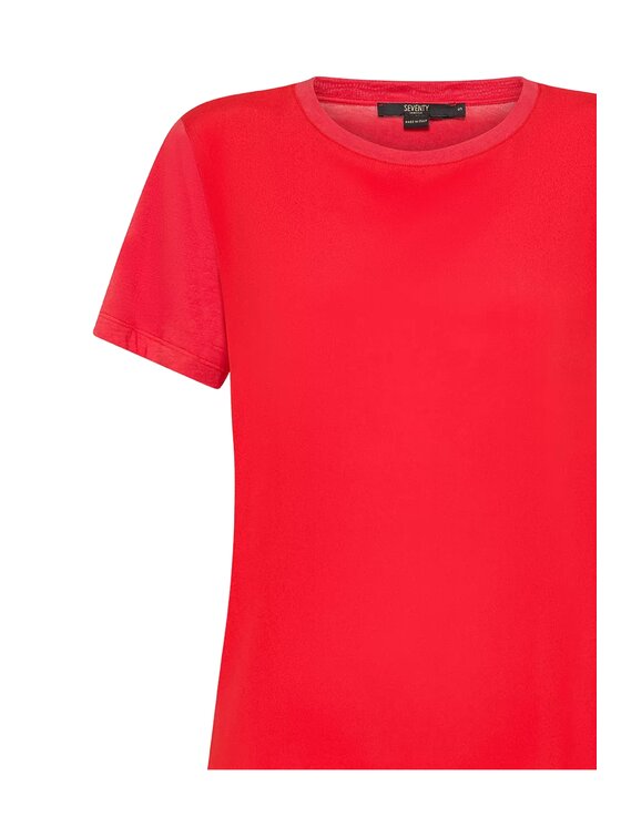 SEVENTY SEVENTY T-shirt mj1663-890180-403 Rosso Regular Fit