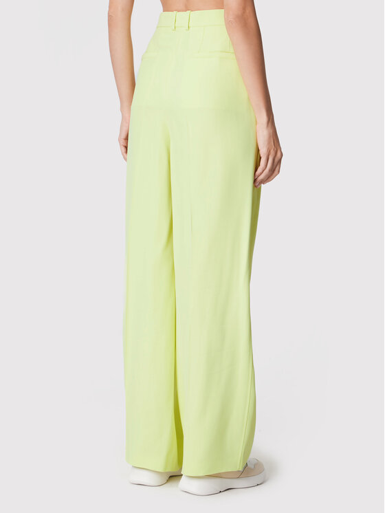 Pantaloni di tessuto Tillia 50472215 Giallo