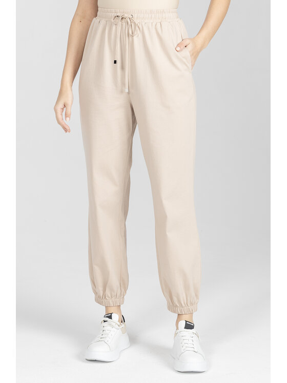 Deni Cler Milano Deni Cler Milano Spodnie dresowe T-DC-503D-F2-10-13-1 Beżowy Regular Fit