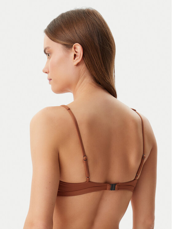 Calvin Klein Swimwear Calvin Klein Swimwear Gornji dio kupaćeg kostima KW0KW02844 Smeđa