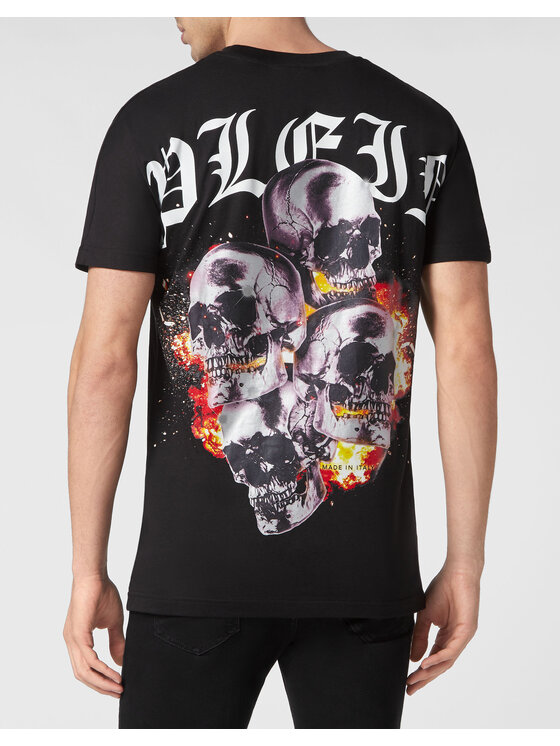 PHILIPP PLEIN PHILIPP PLEIN T-Shirt 30412 Černá Regular Fit