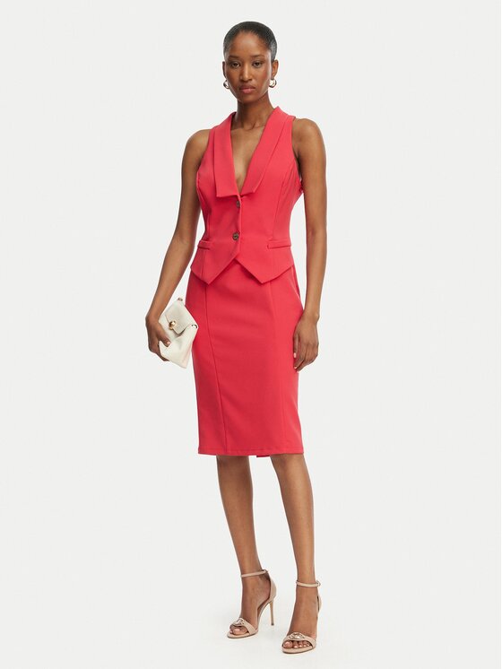 Rinascimento Rinascimento Coctailkleid CFC0019846002 Rosa Regular Fit