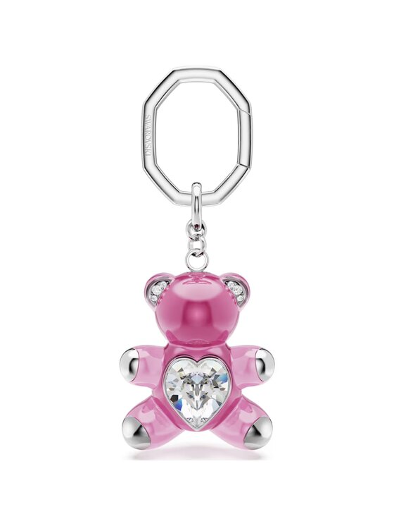 Swarovski Swarovski Brelok Różowy Miś 5735365 Niebieski