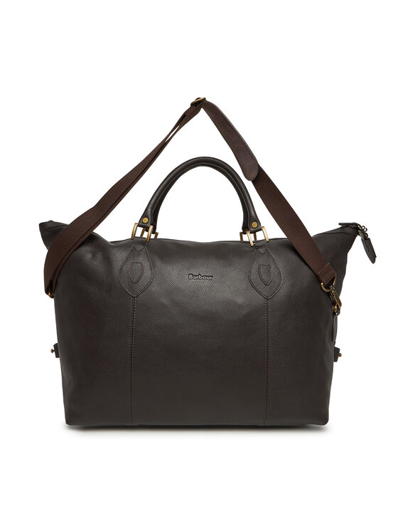 Barbour Barbour Tasche Leather Medium Travel Explorer UBA0008BR91 Braun
