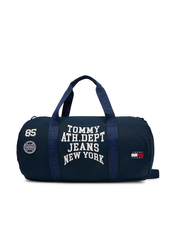 Tommy Jeans Tommy Jeans Brīvdienu soma Tjm Multi Graphic Duffle AM0AM13705 Tumši zils