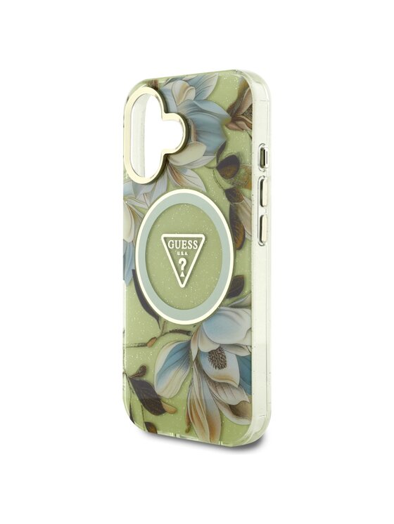 Guess Guess Etui na telefon Apple iPhone 16 Zielony