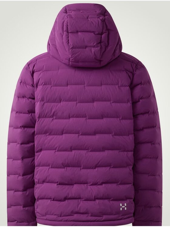 Haglöfs Haglöfs Kurtka puchowa Spitz Down Hood Women Fioletowy Regular Fit