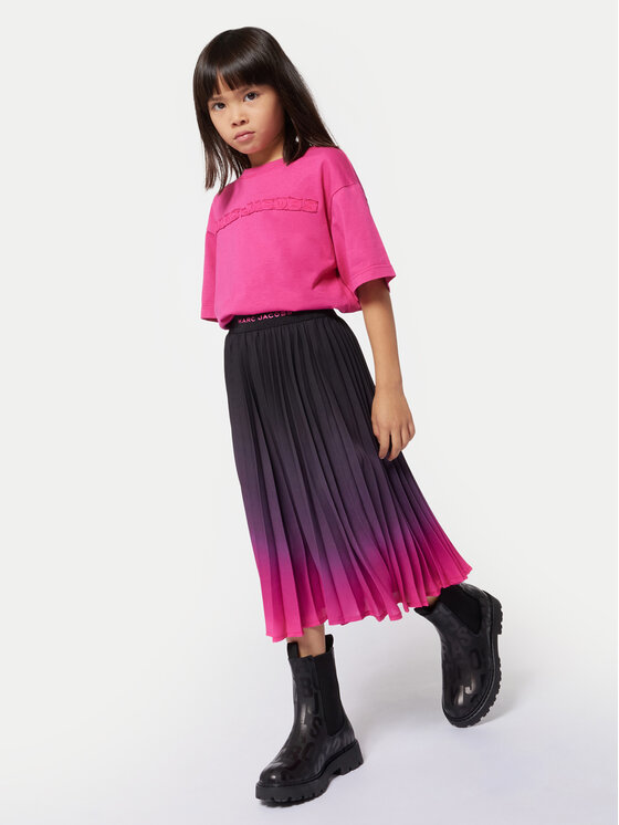 Marc Jacobs Marc Jacobs Спідниця в складку W60367 D Чорний Regular Fit