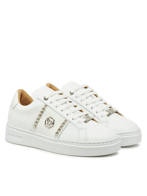 PHILIPP PLEIN PHILIPP PLEIN Sneakersy SAES USC0732 PLE005 Biały